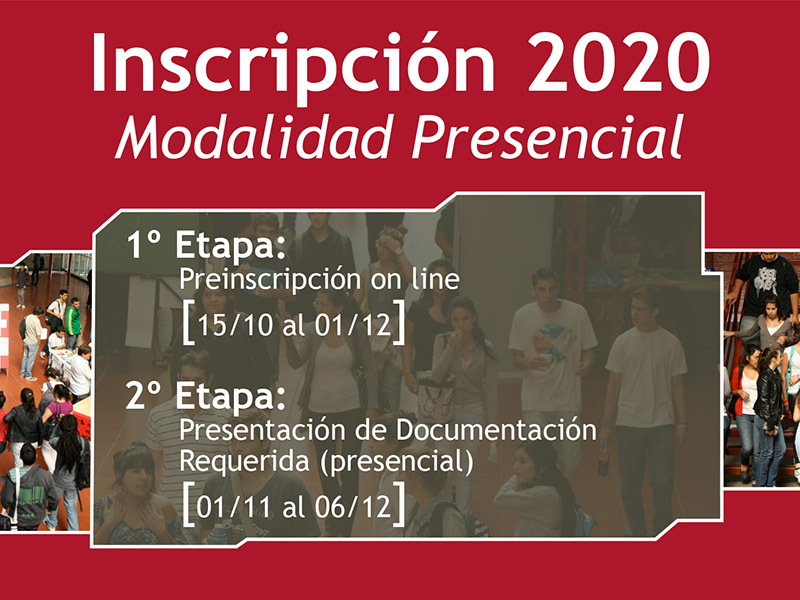 Inscripción 2020