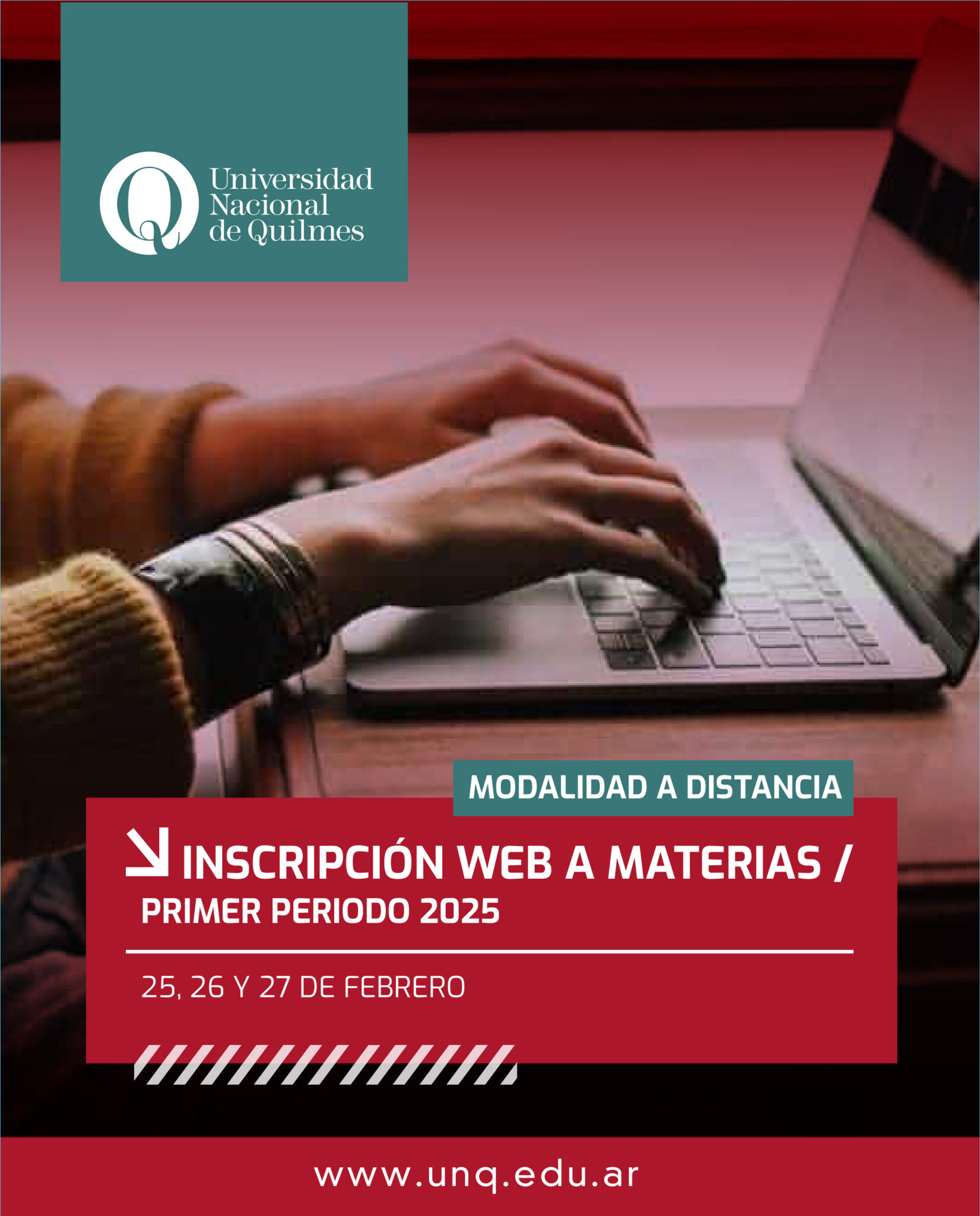 Inscripciones a materias para carreras de modalidad a distancia - UNQ
