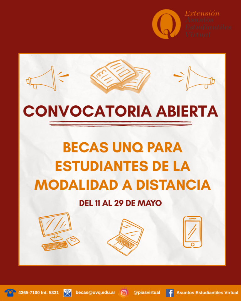 2° Convocatoria a Becas para Estudiantes de la Modalidad a Distancia ...