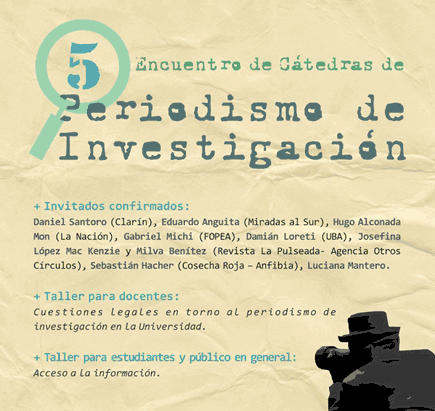 V Encuentro de periodismo de investigación