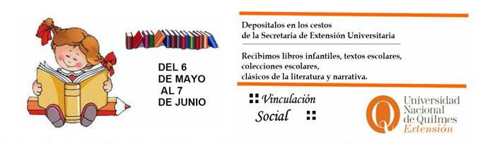 Campaña de donación de libros