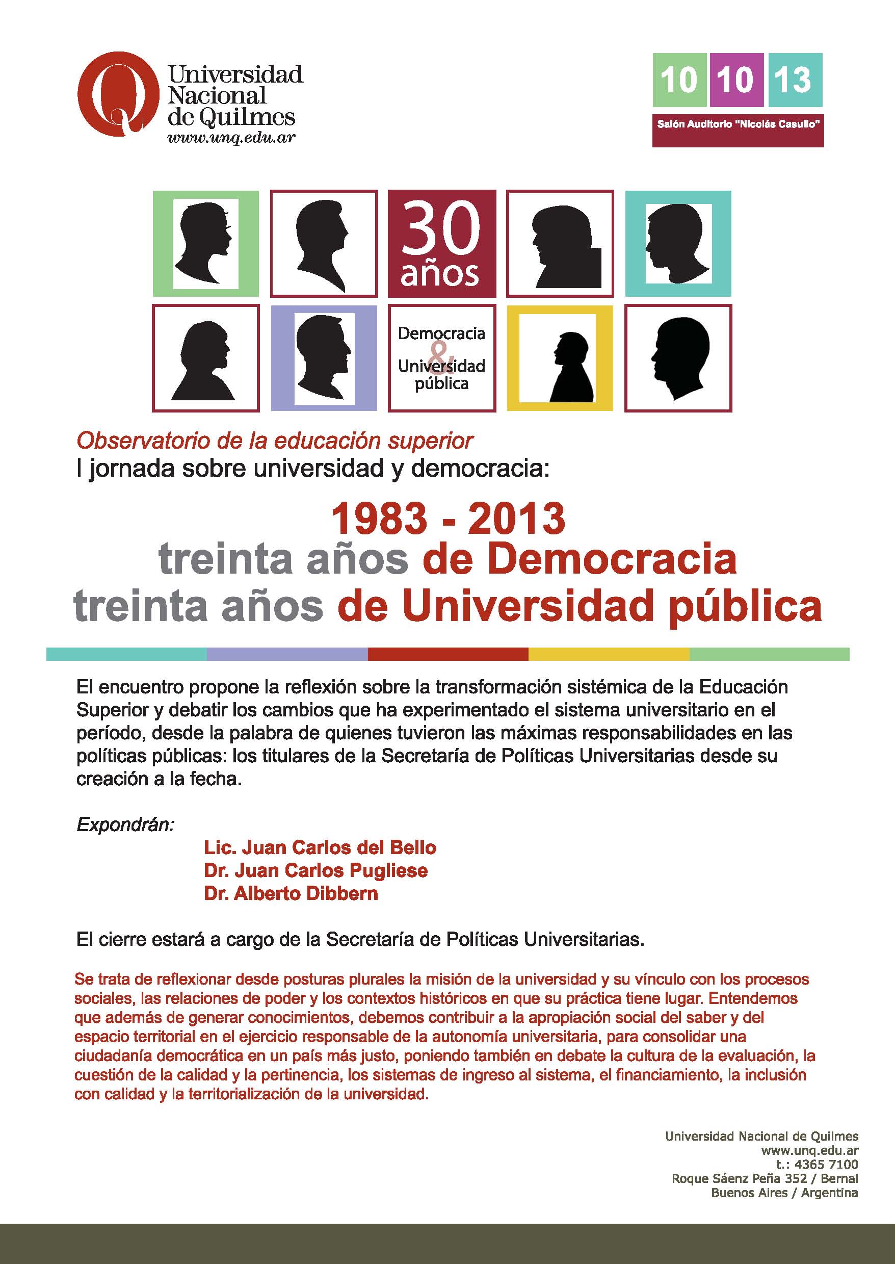 30 años de democracia