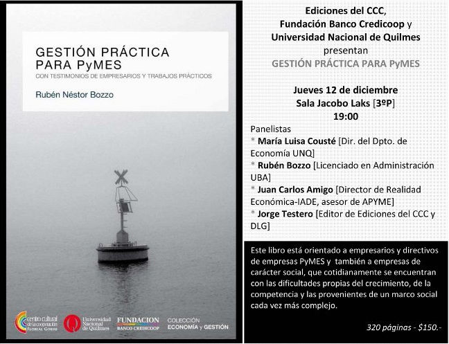 Presentación del libro de Rubén Bozzo