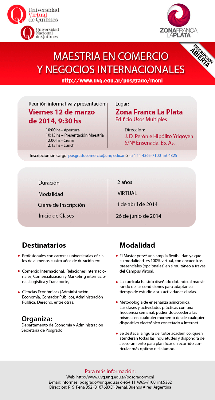 Presentación Zona Franca- La Plata