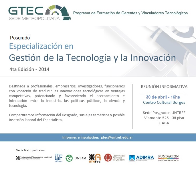 GTEC- Primera Reunión infomativa