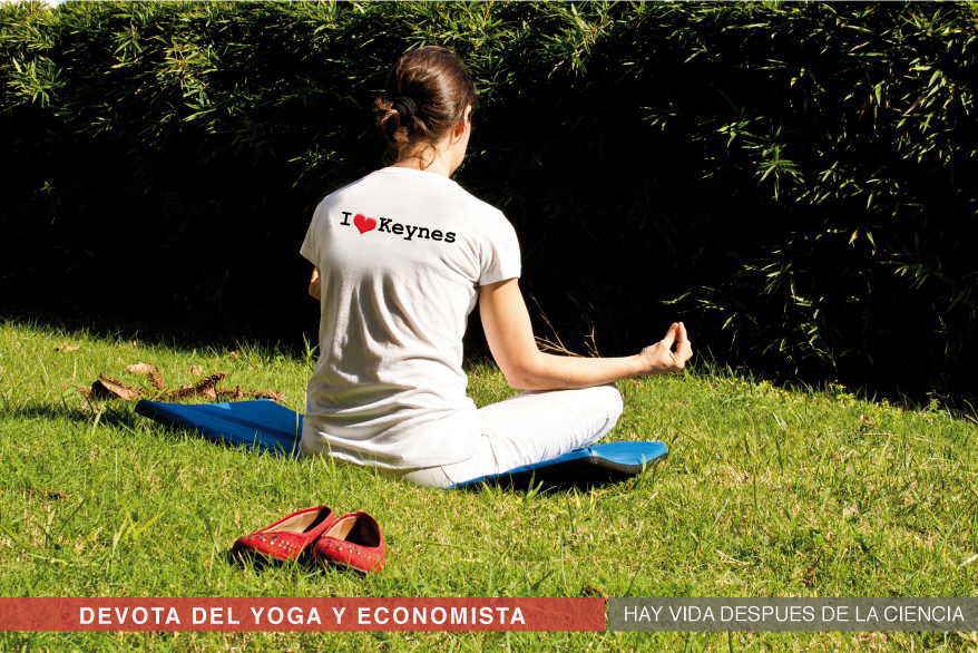 Devota del yoga y economista