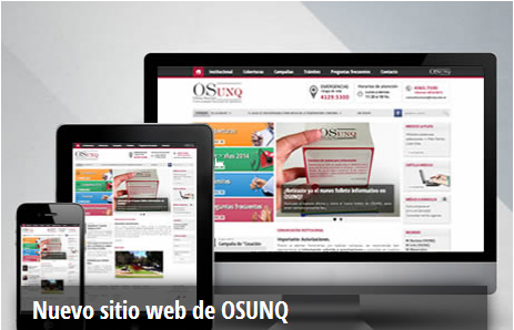 Nuevo sitio web de Osunq