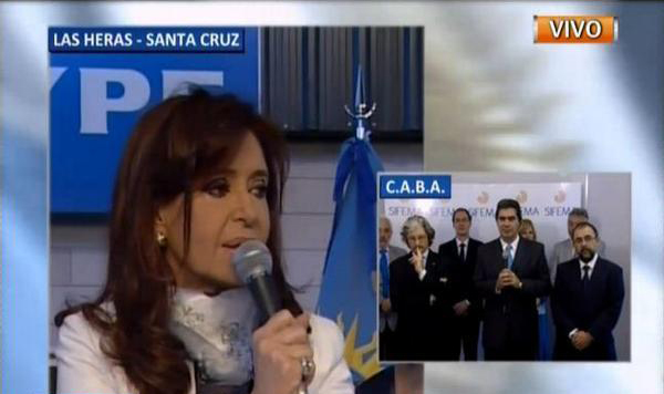Alejandro Villar participó junto a la presidenta Cristina Fernández de Kirchner y el jefe de gabinete Jorge Capitanich de la presentación del Sifema