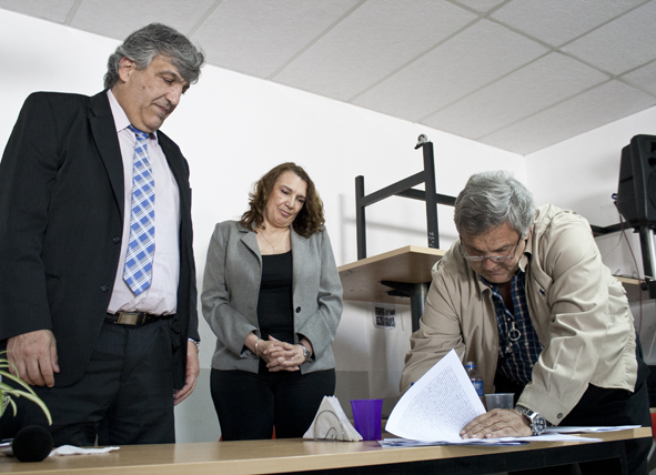 Se firmó el convenio para la construcción de la Escuela Secundaria Técnica
