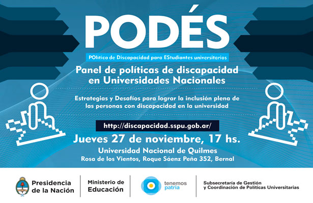 Charla sobre Política de Discapacidad para Estudiantes Universitarios