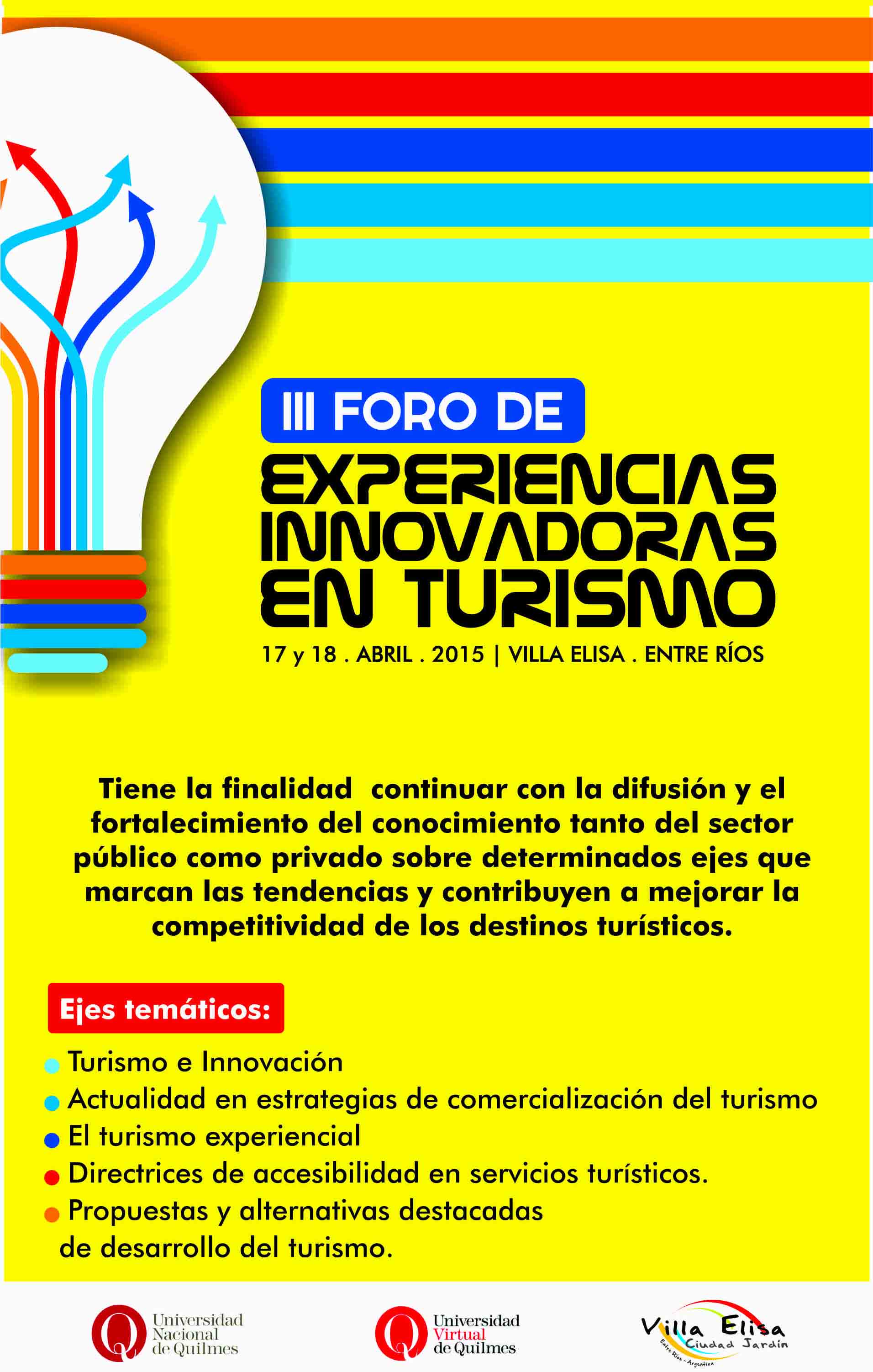 III Foro de Experiencias Innovadoras en Turismo