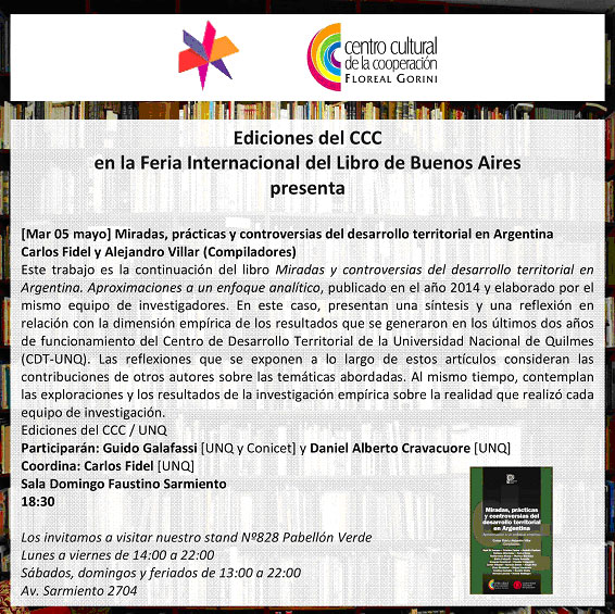 Presentación del libro Miradas