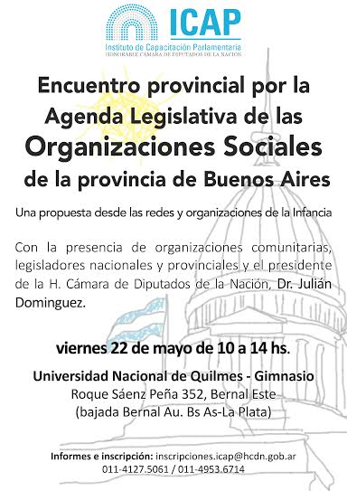 Encuentro provincial por la Agenda Legislativa de las Organizaciones Sociales