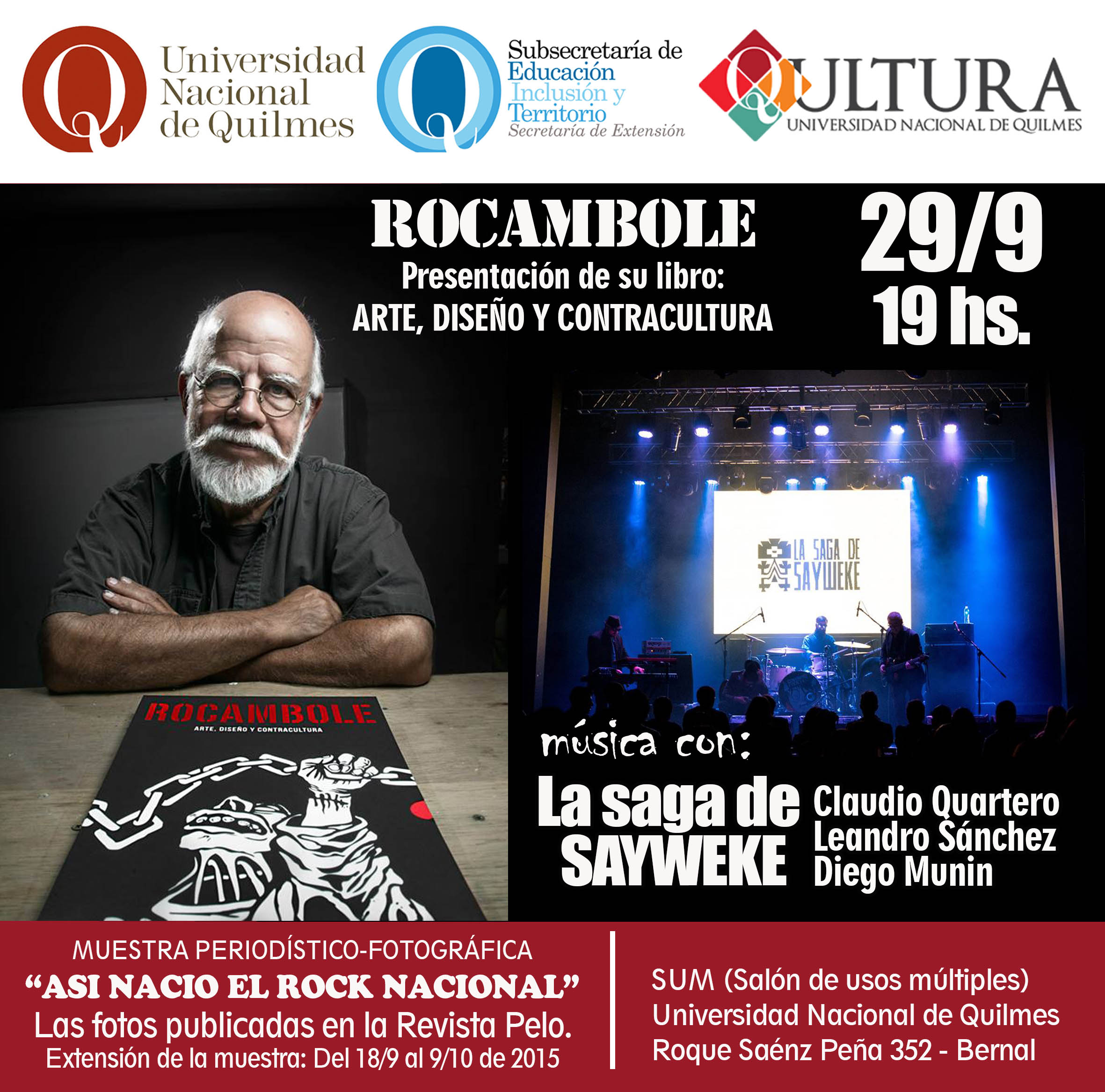 Rocambole en la UNQ.