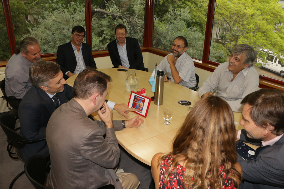 Visita de delegación francesa