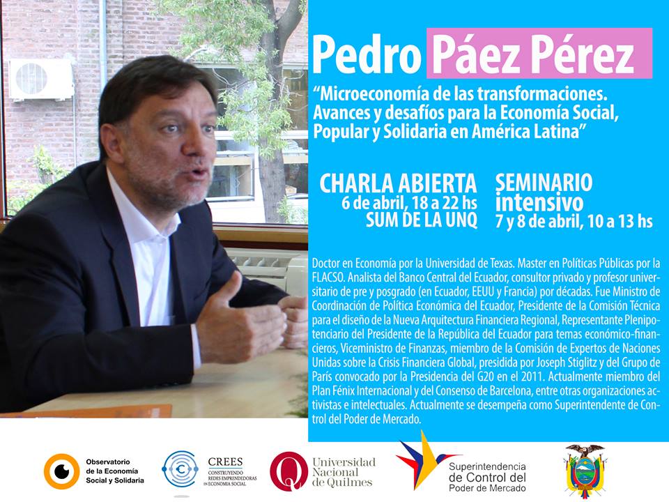 Pedro Páez Pérez en la UNQ