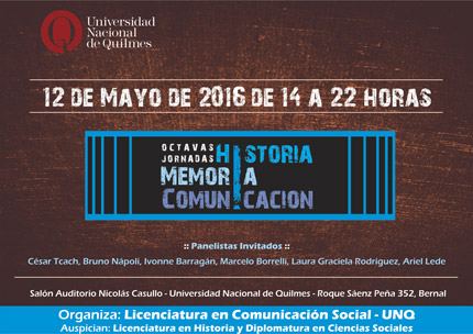 VIII Jornadas de Historia