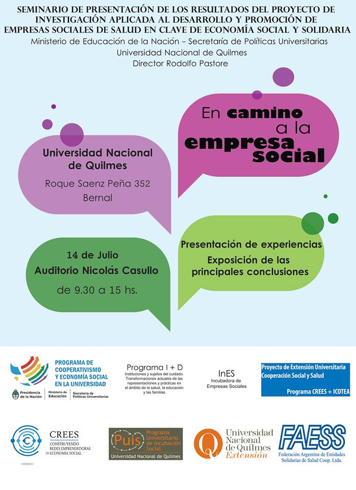 Seminario Economía social y solidaria
