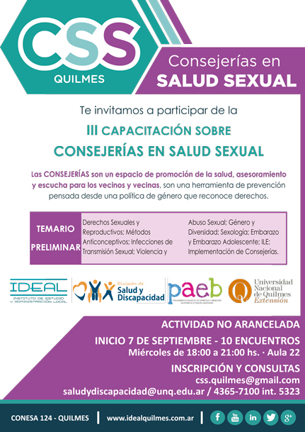 III Jornadas de salud sexual