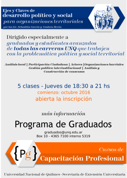 Talleres para graduados