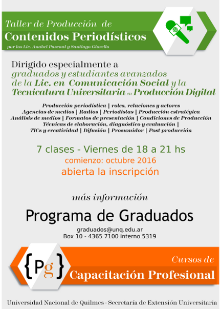 Talleres para graduados