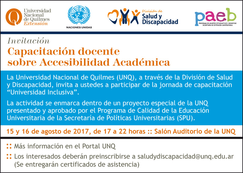Capacitación docente