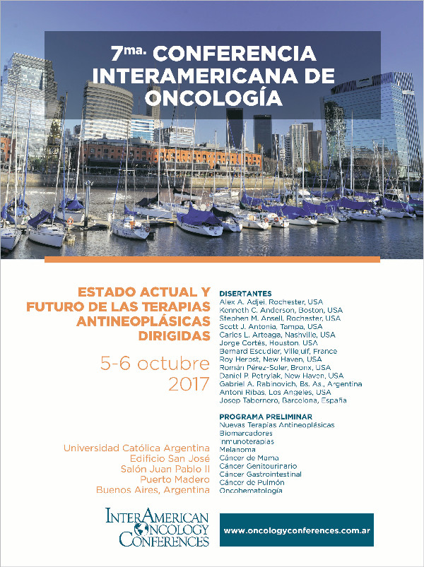 7ma conferencia de Oncología