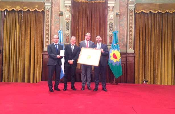 Roberto Hernán Abdala recibió el Premio Provincia de Buenos Aires