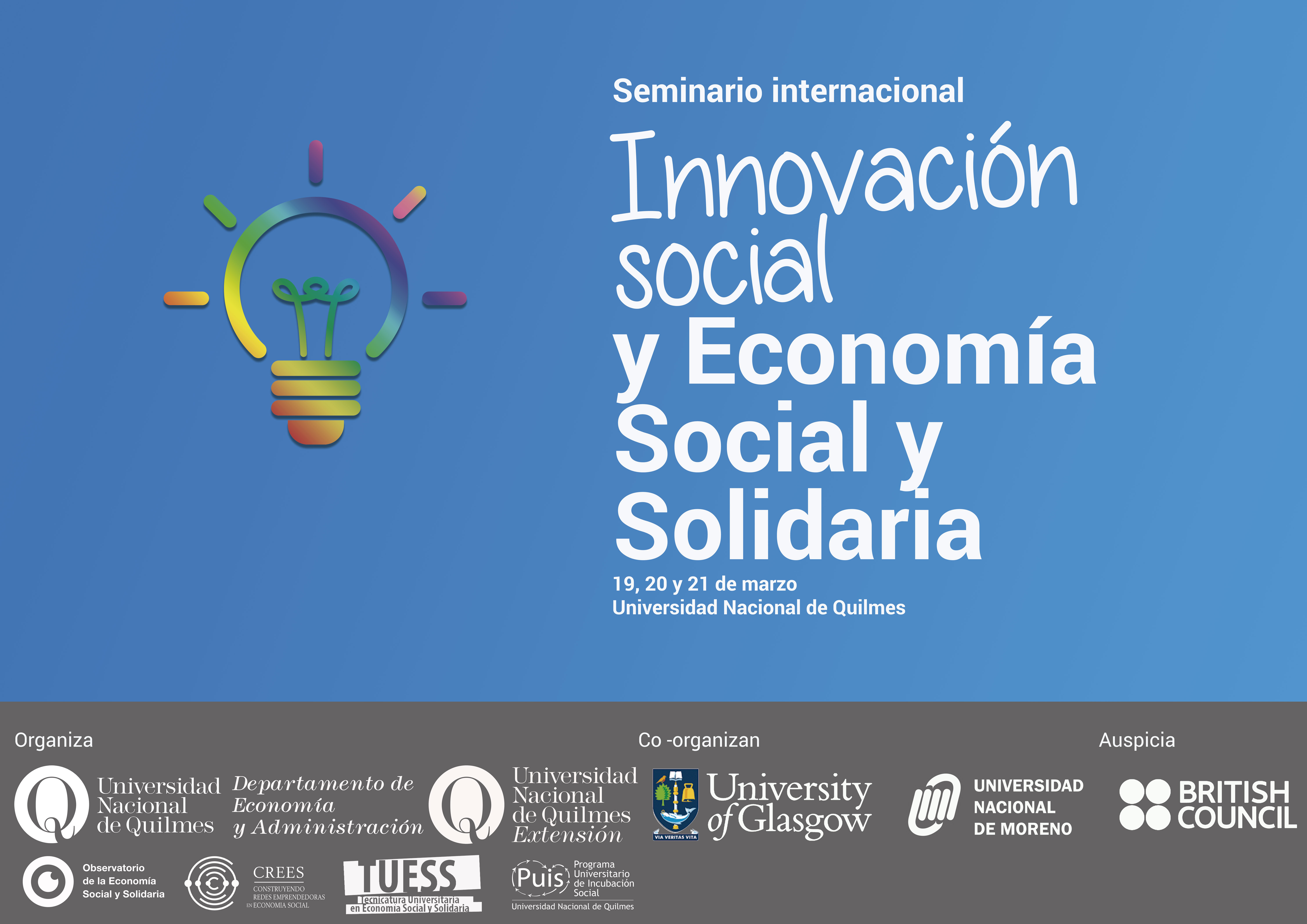 Seminario Innovación social en la UNQ.