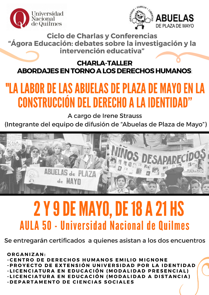 La labor de las Abuelas de Plaza de Mayo en la construcción del derecho a la identidad
