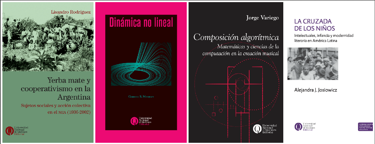 Novedades de mayo de la Editorial UNQ