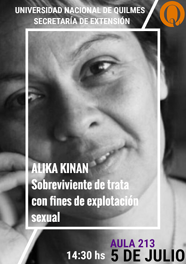 Alika Kinan expondrá en la UNQ