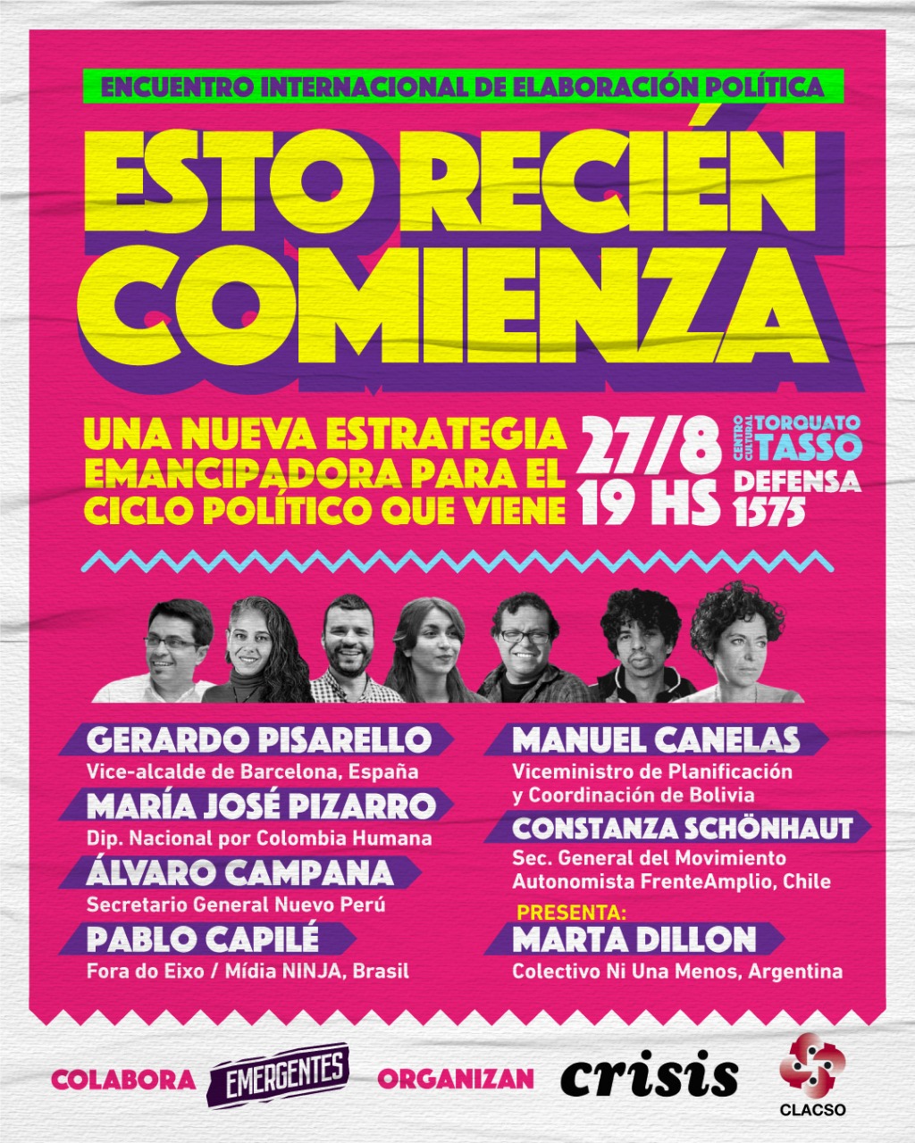 en el Centro Cultural Torquato Tasso