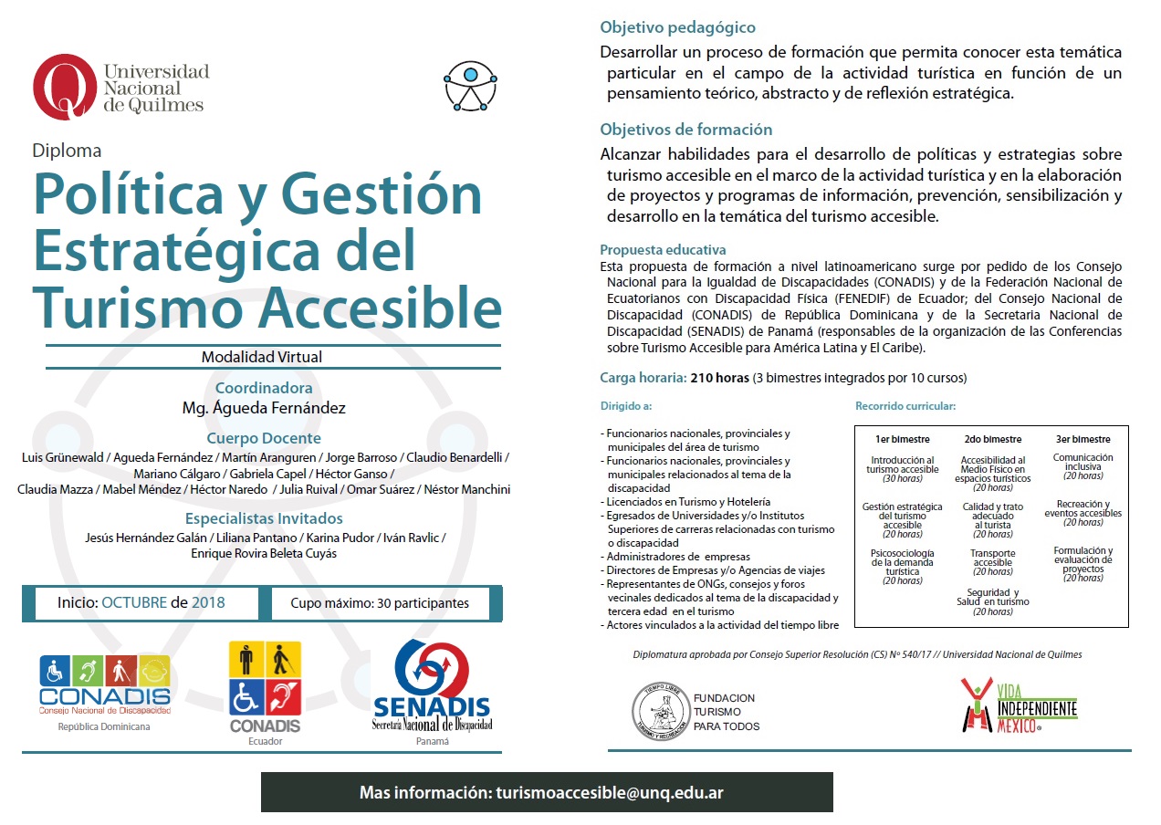 Diplomado en Turismo accesible