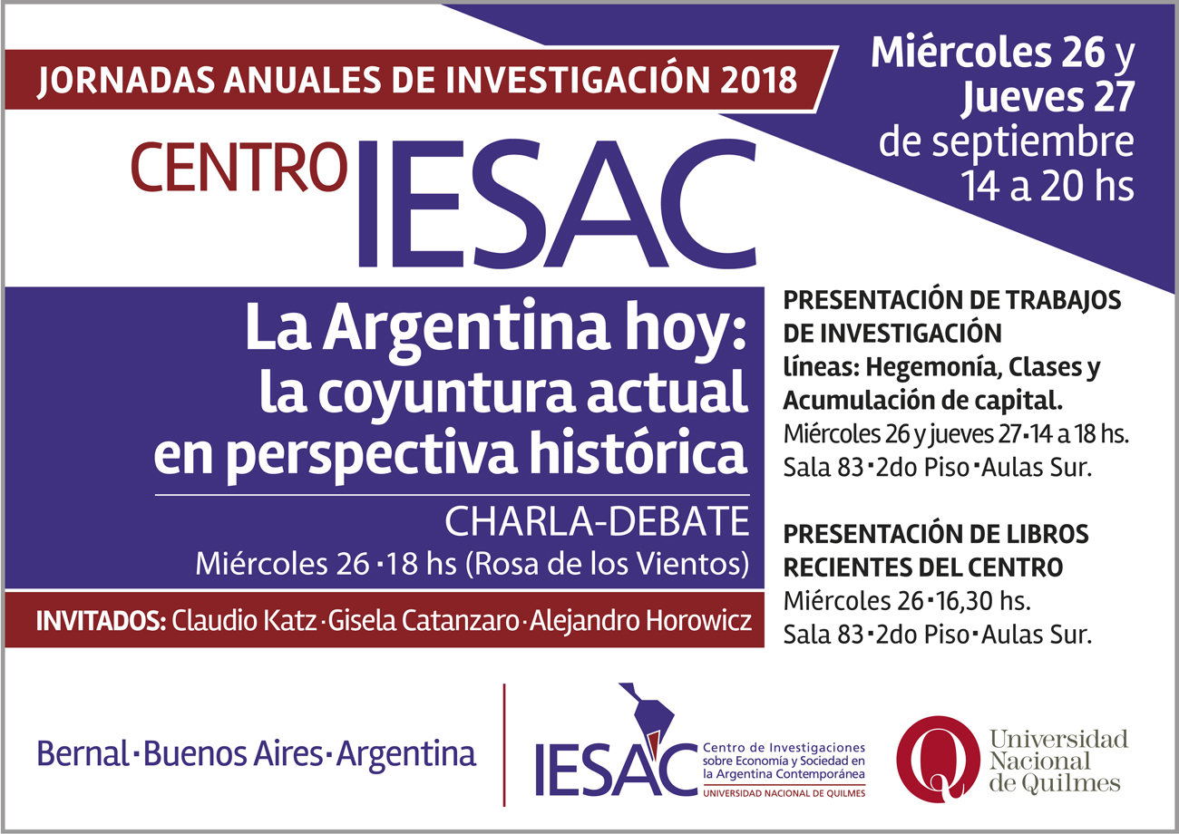 Jornadas anuales de Investigación - IESAC