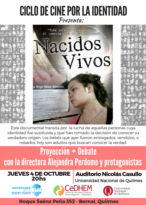 Ciclo de cine por la identidad