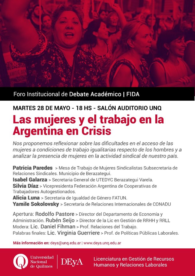 Las mujeres y el trabajo en la argentina en crisis
