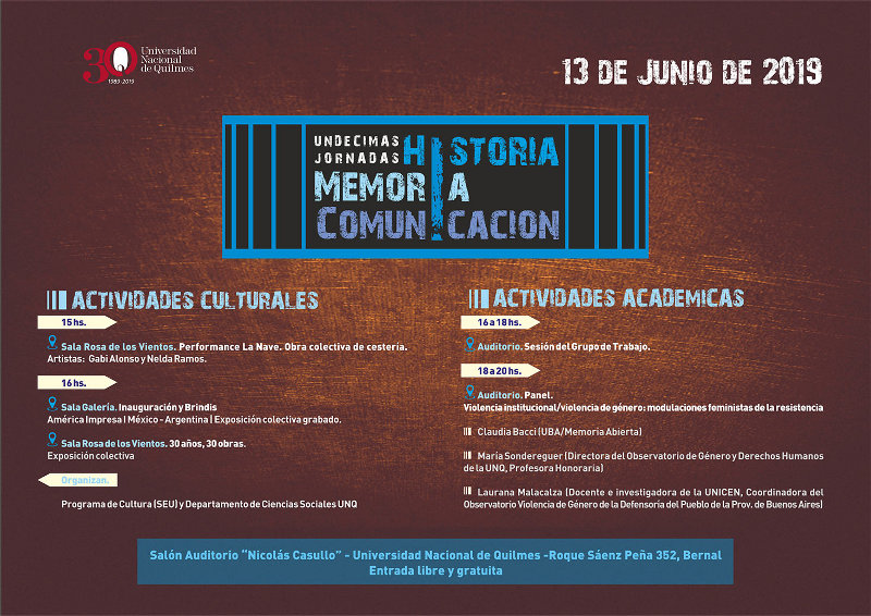 XI Jornadas de Historia