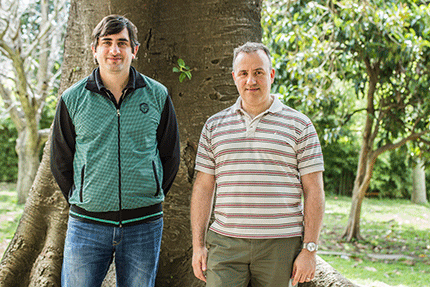 Darío Cabezas y Gonzalo Palazolo