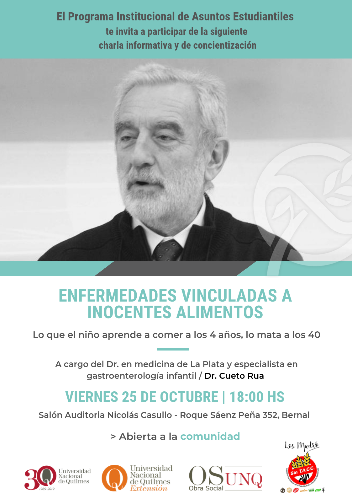 Charla alimentos