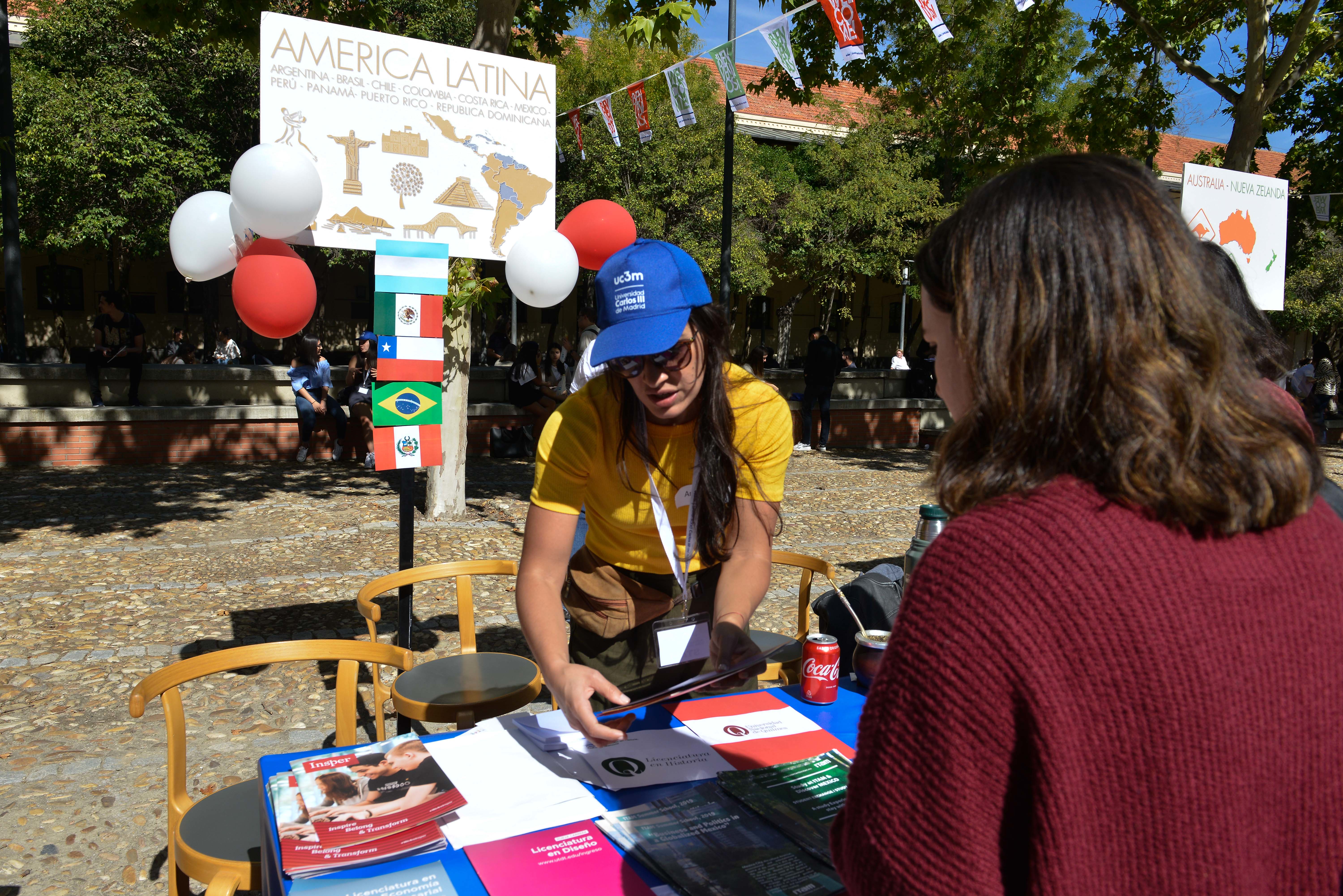 Daiana Villarreal en la Feria Internacional UC3M 2019