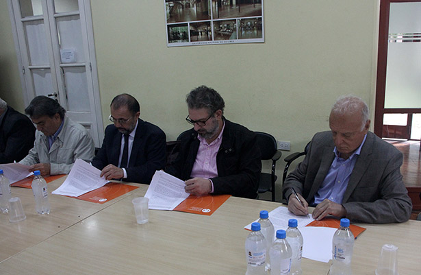 Firma del convenio