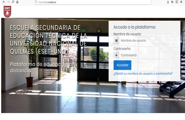 Campus Virtual ESET-UNQ.