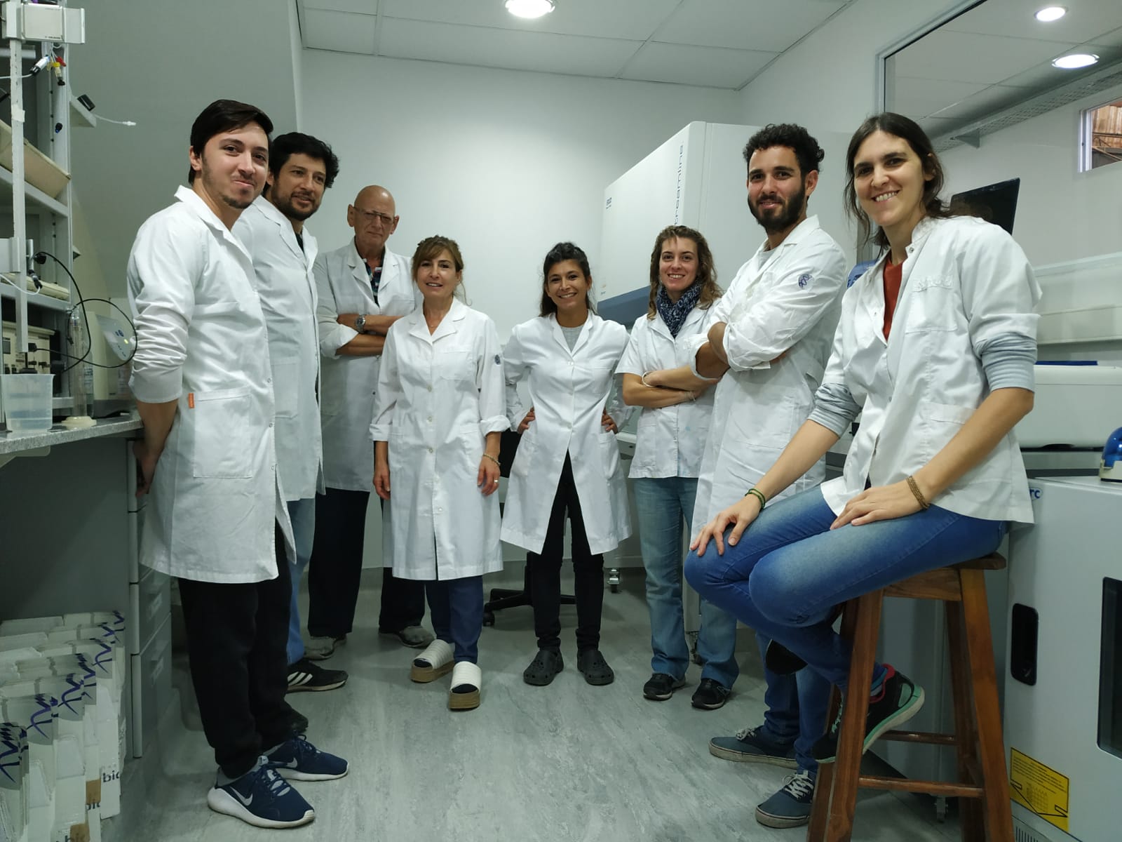 Ela-chemstrip: El equipo de investigadores de la UNQ.