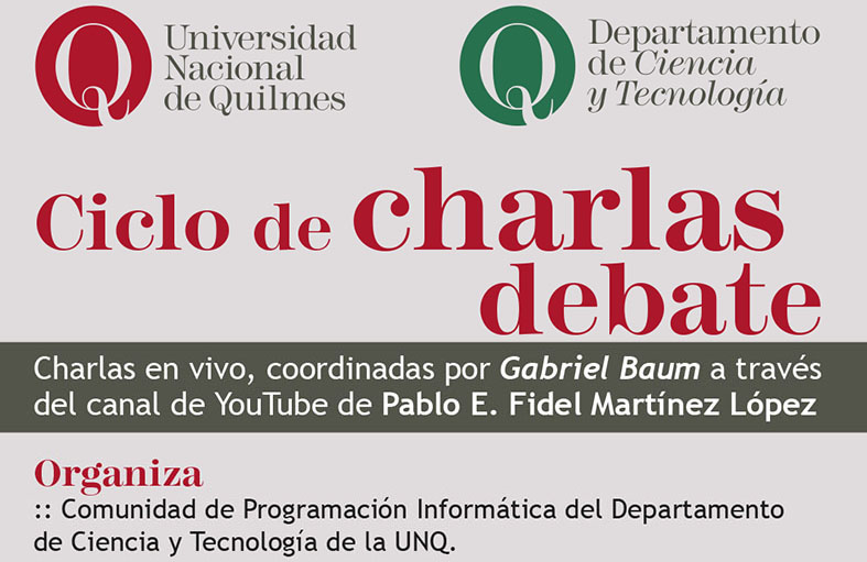 Ciclo de charlas en vivo de la CPI de la UNQ.