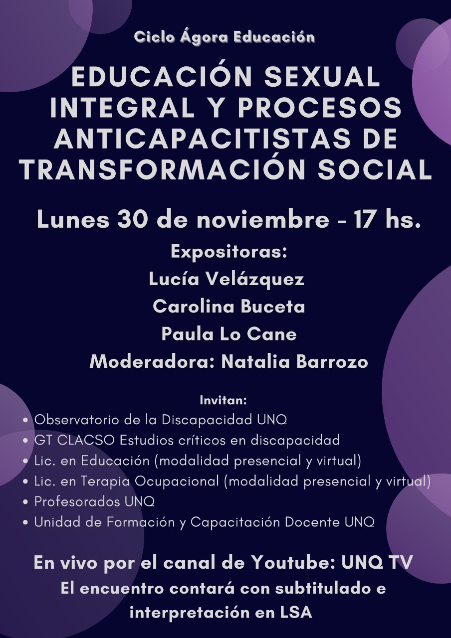 Conversación ciclo Ágora Educación
