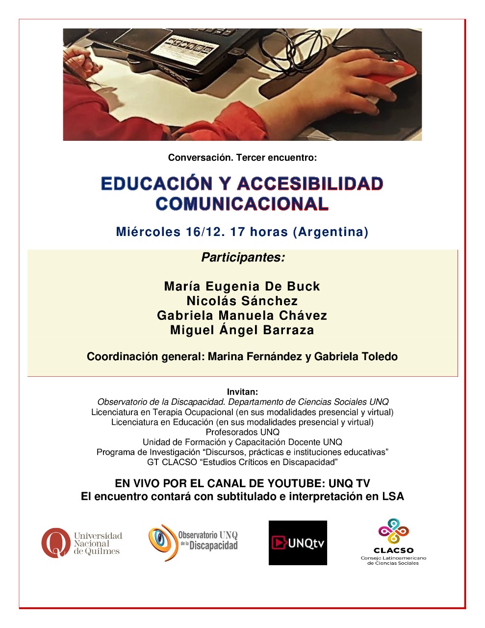 Educación y accesibilidad comunicacional