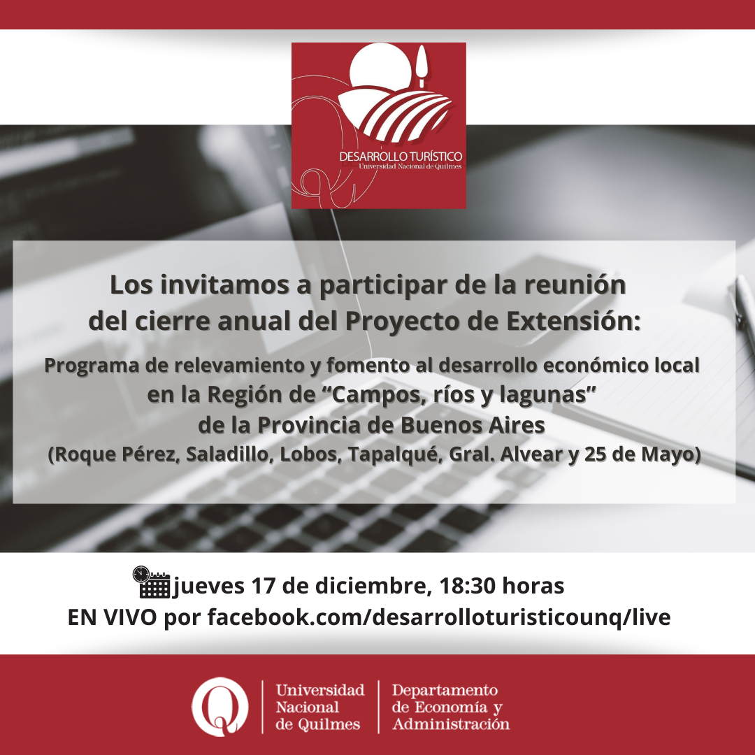 Cierre anual del Programa de relevamiento y fomento al desarrollo económico local en la Región de