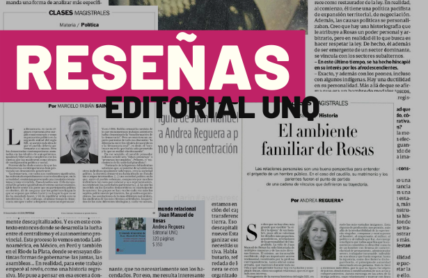 Reseñas de publicaciones de la Editorial UNQ