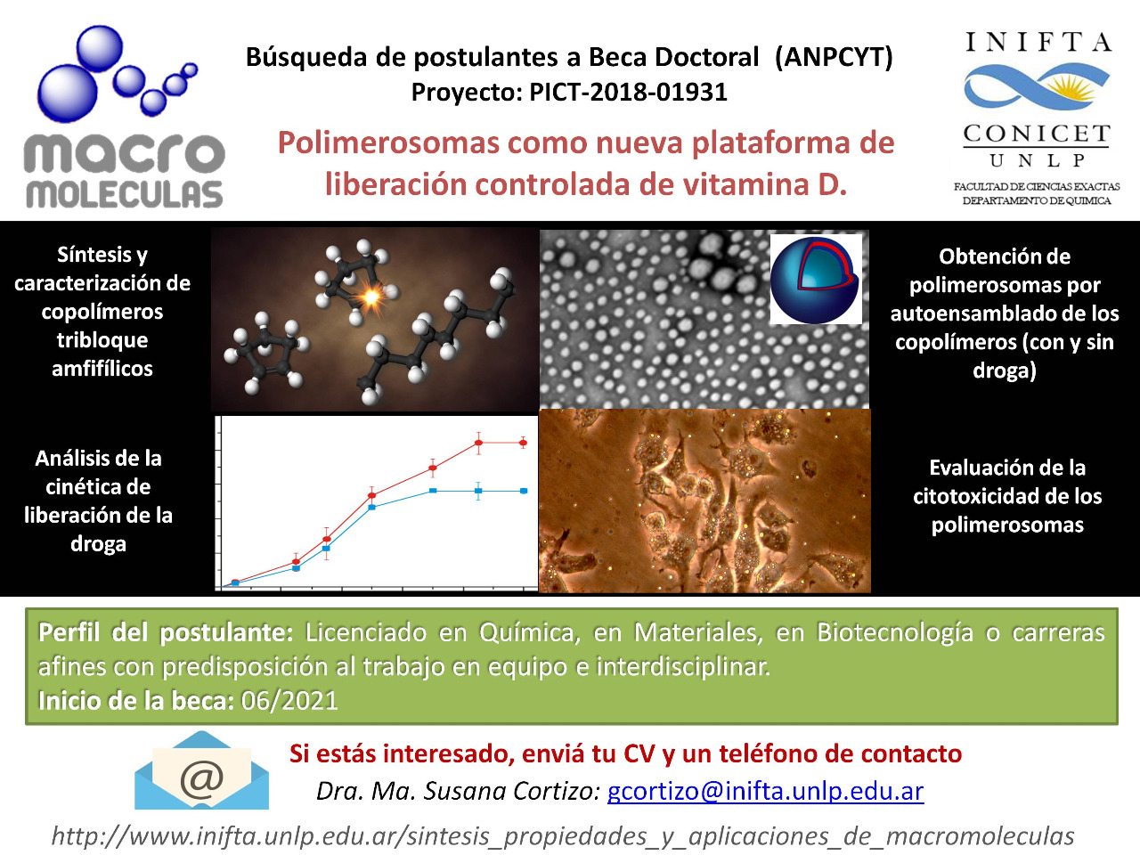 Polimerosomas como nueva plataforma de liberación controlada de vitamina D